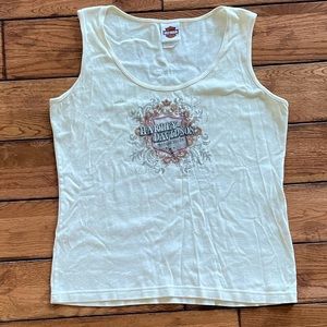 HD women’s XL light yellow tank top